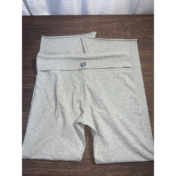 PINK Victoria's Secret Pants - PINK by Victoria's Secret Foldover Flare Leggings Gray Womens Size Medium
